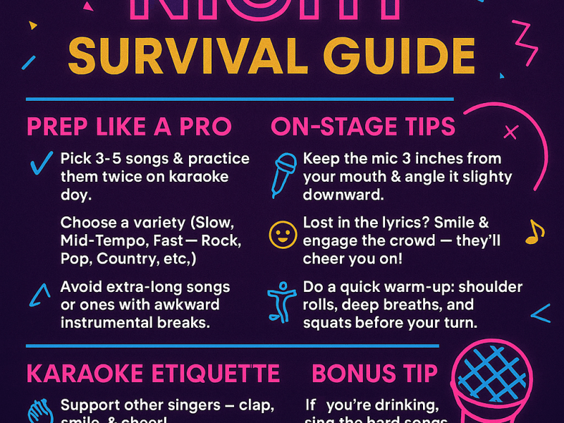 Top Tips for Crushing Your Karaoke&nbsp;Night